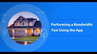 Performing a Bandwidth Test Using CommandIQ