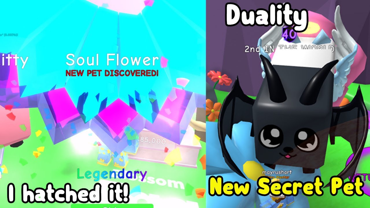 I Hatched Soul Flower! New Secret Pet Duality! Spring Event Update - Bubble Gum Simulator
