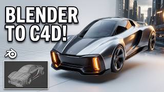How I Prepare Blender Models for Cinema 4D Animation -  Rail Escape Tutorial