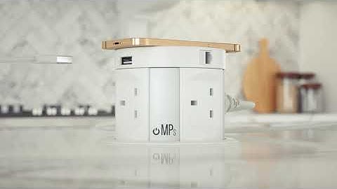 Automatic Kitchen Pop Up Power Outlet - V14W-UK Model Overview