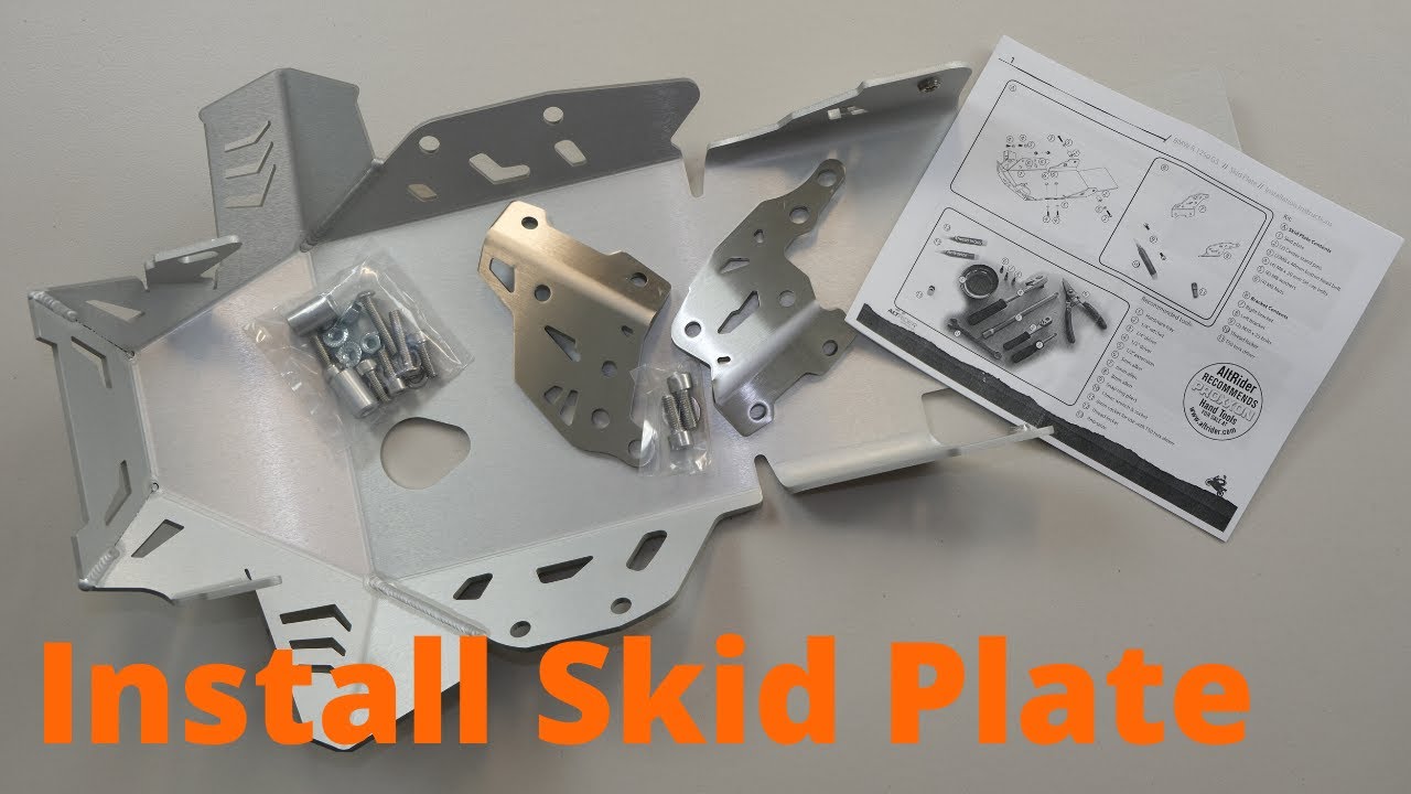 Install Altrider Skid Plate on BMW R1250GS & R1300GS Tech Talk YouTube