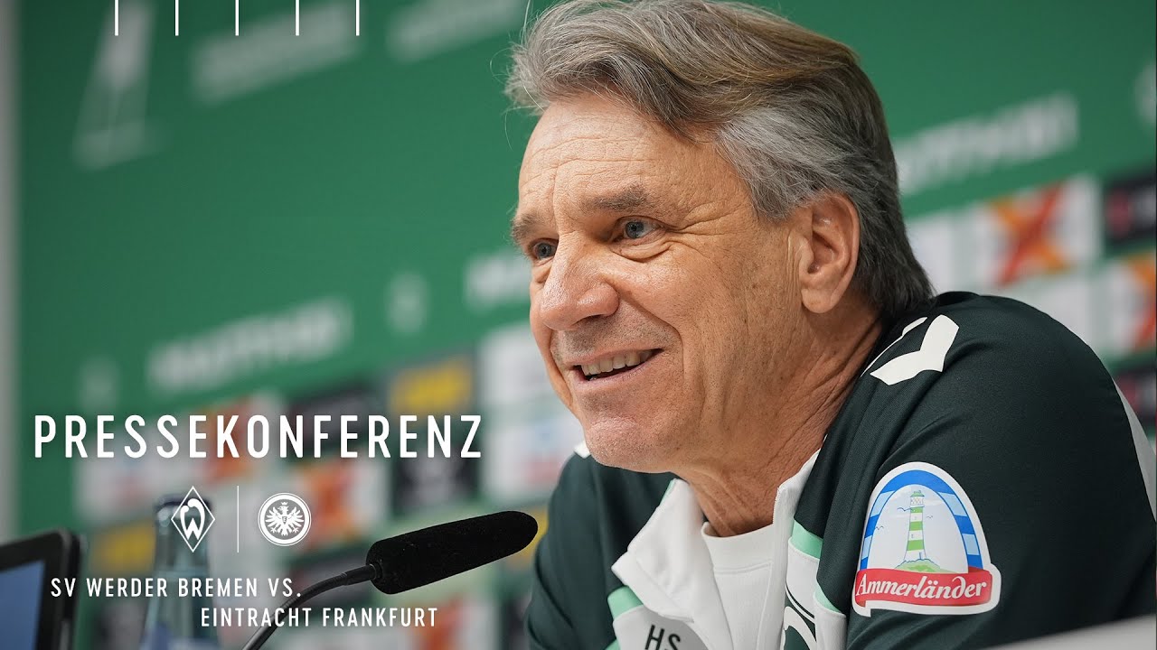 Pressekonferenz mit Horst Steffen vor Frankfurt I SV Werder Bremen vs. Eintracht Frankfurt
