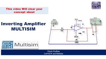 Inverting Amplifier- practical Using Multisim .