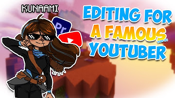 So I entered a youtubers video editing contest...