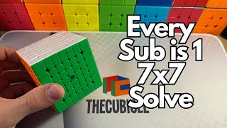Celebrity Every Sub is 1 7x7 Solve (the other idea didn't work) Wealth