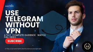 How to use telegram with out VPN | A-to-Z Complete detail | Easy way | 44 Malik screenshot 1