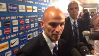 Inter-Juventus, Intervista Cambiasso Zona Mista Fcinter1908.It