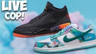 Live Cop Futura SB Dunks & J Balvin Rios! Full Site List & DETAILS!