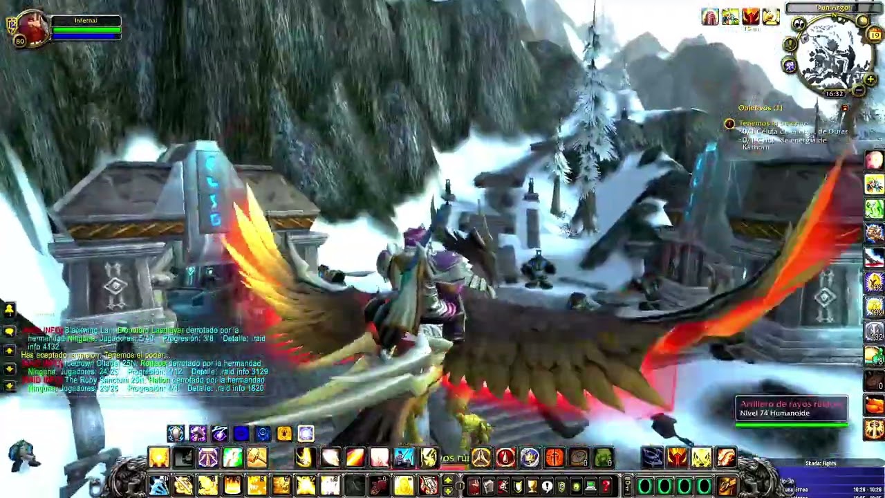 Dun Argol y el Señor feudal Férreo, Enano Paladín WOW lich