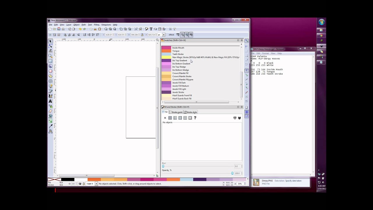 Tutorial Create a Custom Palette in Inkscape YouTube