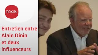 Entretien entre Alain Dinin et deux influenceurs sur Tik Tok : Clément Vannier et Steve Madiec.