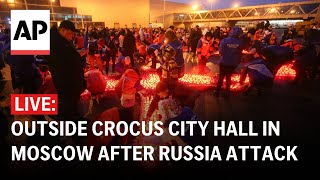 LIVE: Outside Crocus City Hall in Moscow days after Russia attack Live from outside Crocus City Hall in Moscow days after the attack that killed more than 130 people in Russia. #russia #moscow ..., From YouTubeVideos