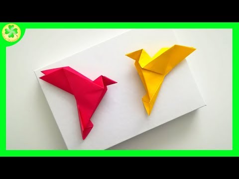 Wideo: Jak Zrobić Ptaka Origami