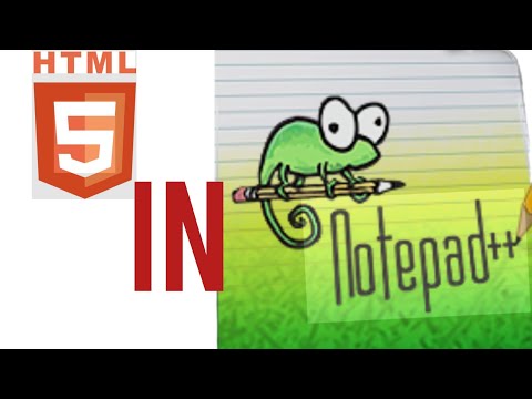 How to Save and Run HTML Codes in  Notepad++