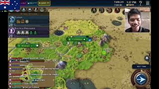 This is what happens when you play Civilisation 6 on hardest AI difficulty with live viewers...