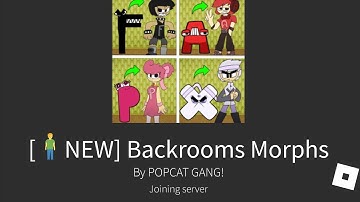 How to find all New Alphabet Lore Glow Up Morph in Backroom Morphs