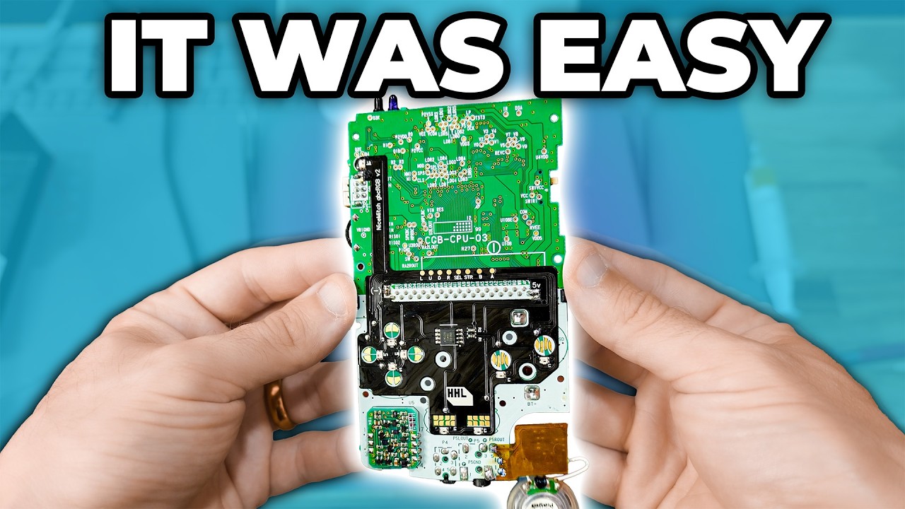 I built a MODERN Gameboy Color...