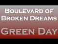 Boulevard of Broken Dreams (Green Day) – Bilingual (English/German) Karaoke Video (Englisch/Deutsch)