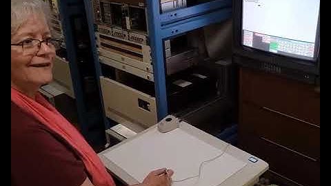 Broadcast Graphic Designer uses a Quantel Paintbox again for the first time in 20 years