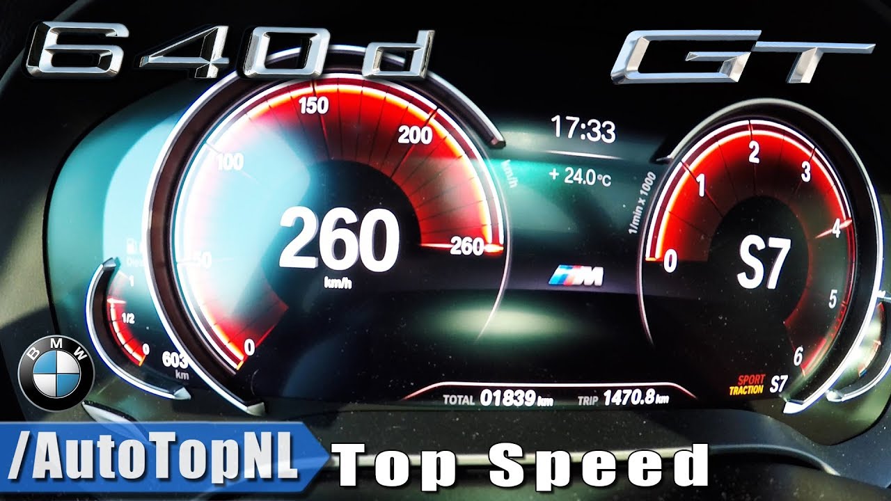 bmw 6 series 2018 fiyat BMW 6 Series GT 640d xDrive 0-260km/h ACCELERATION & TOP SPEED by AutoTopNL