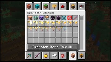 Minecraft - How To Get The Operator Items Creative Inventory Tab!
