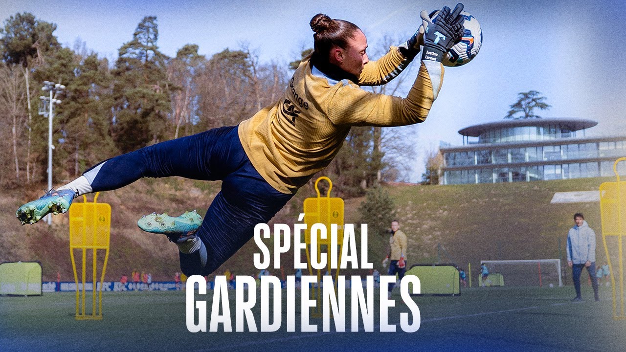 L'entrainement des gardiennes avec Lionel Létizi