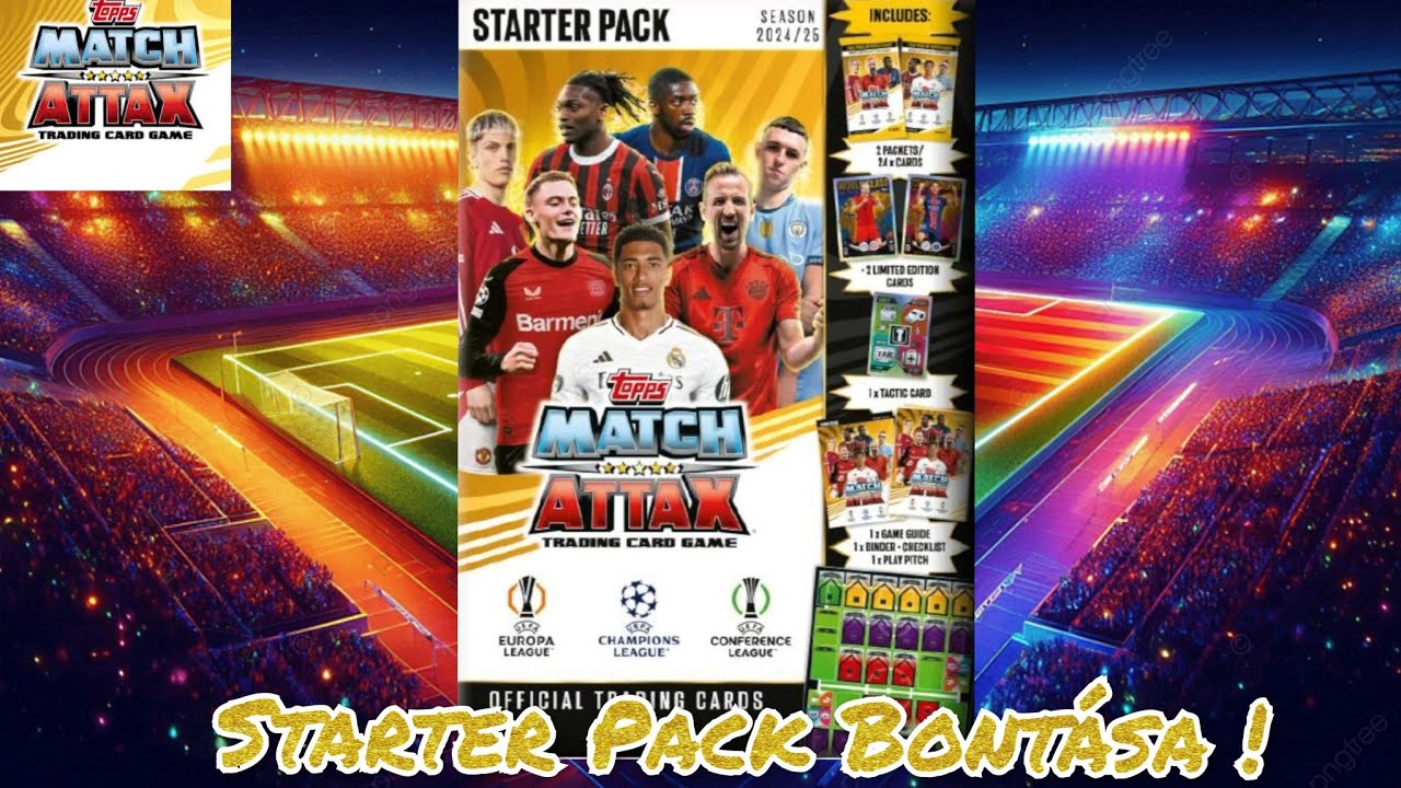 Topps Match Attax 24/25 Starter Pack bontása! - YouTube