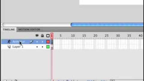 Adobe Flash CS4 Tutorial- How To Use The Bone Tool