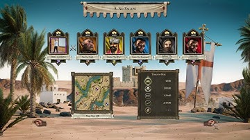 STRONGHOLD CRUSADER DEFINITIVE EDITION SANDS OF TIME : THE TRAIL OF THE FALCON 9 NO ESCAPE