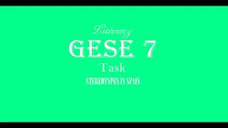 GESE 7 Trinity Listening B2 - National Customs - Stereotypes in Spain