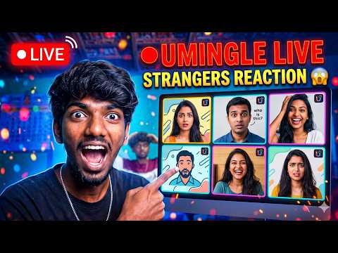🔴 LIVE | Umingle Strangers Reaction 😱 Random People Kooda Fun Talk Tamil