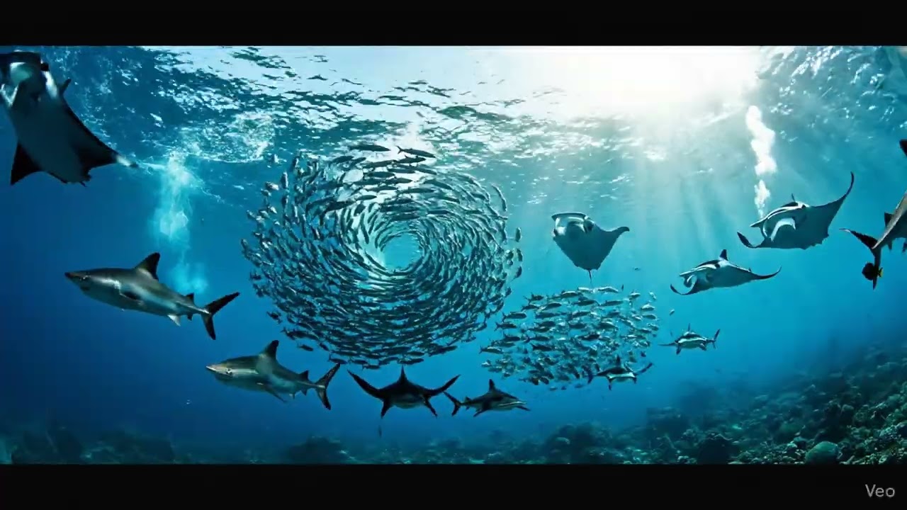 🌊 Apex Predator Convergence: Dynamics of the Reef Trophic Cascade 🦈🌪️