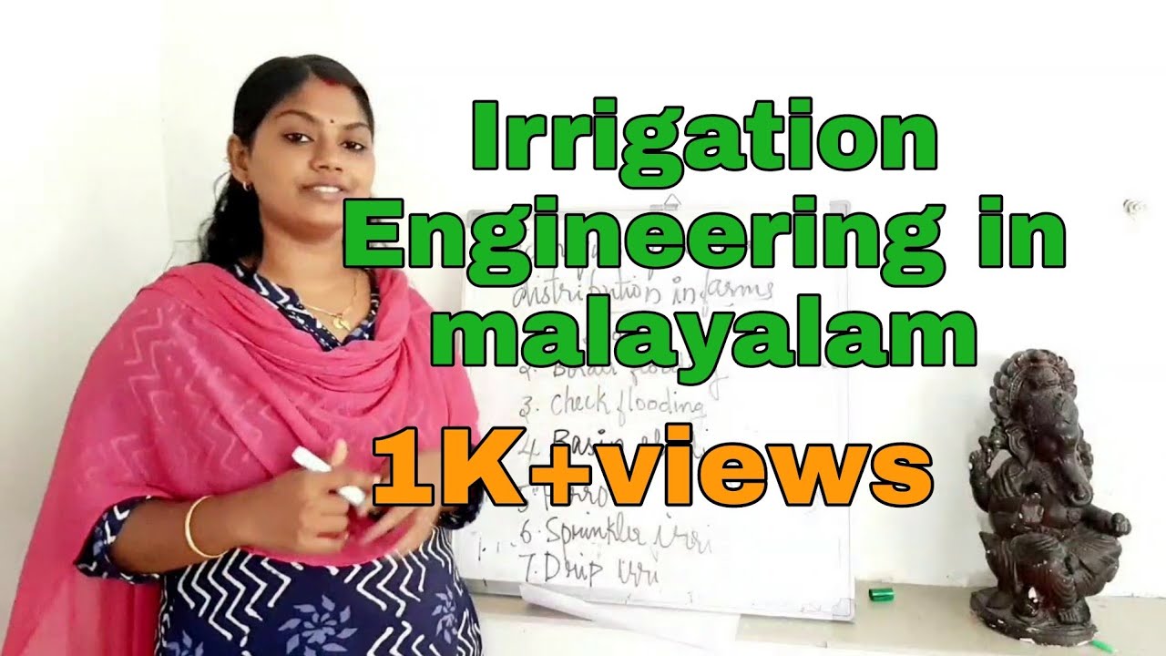 Irrigation engineering civil Malayalam YouTube