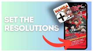 How to set the resolutions on MANGA Plus? screenshot 3