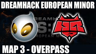 Dignitas vs HellRaisers | Finals Map 3 (Overpass) Regional Minor Championship Europe (16th May 2016)