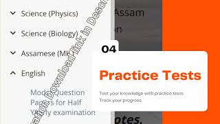 Mobile Application for Class 9 students/ASSEB screenshot 4