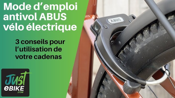 Antivol de cadre vélo à clef Abus Amparo 4650S NR