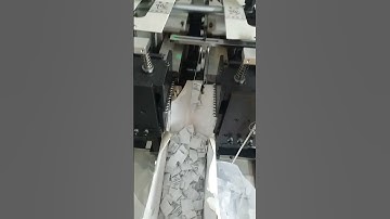 Woven label cut & fold