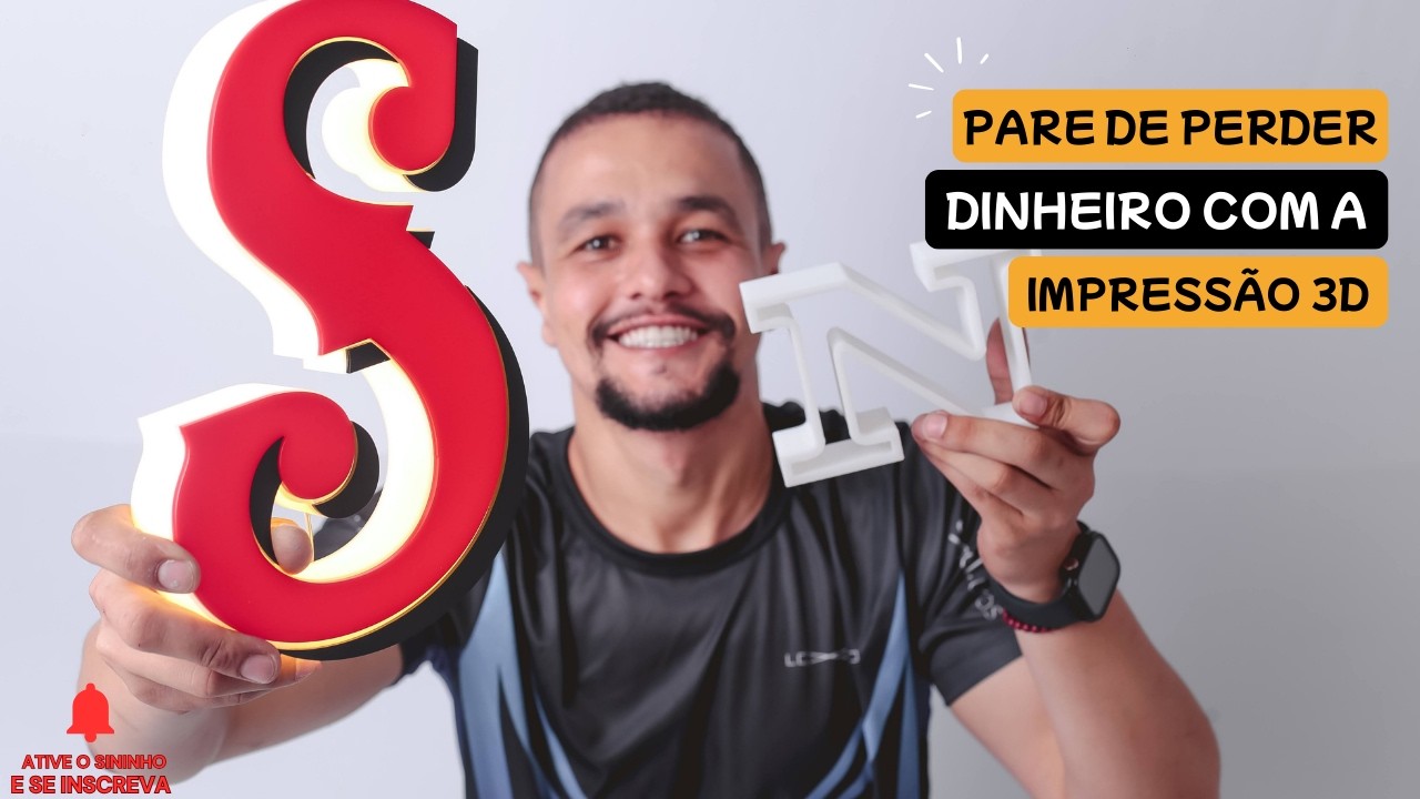 COMO PRECIFICAR LETRA 3D E TER LUCRO REAL