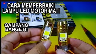 cara membuat lampu led motor