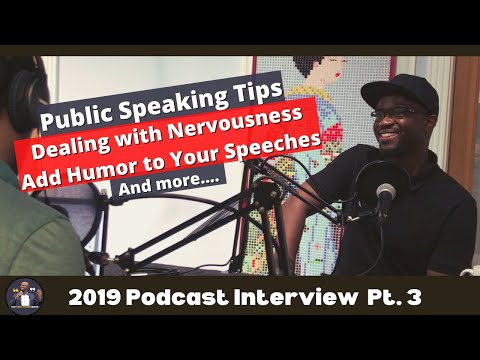 PUBLIC SPEAKING TIPS - How I Add Humor to my Speeches and Other Tips