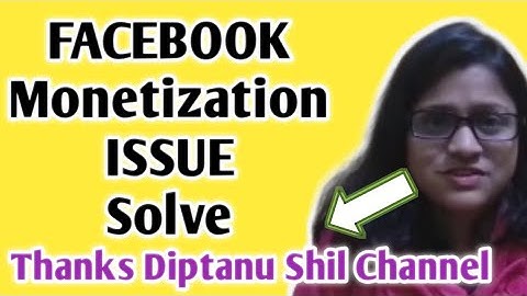 facebook monetization Issue solve | facebook page monetization | facebook video monetization