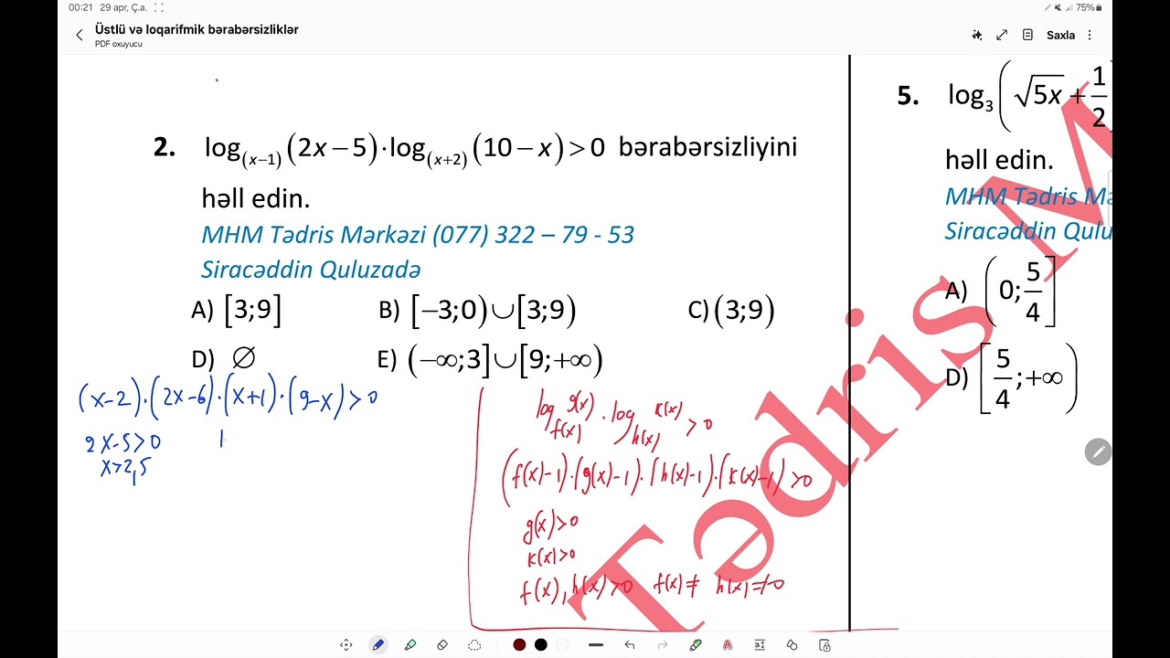 Bu qayda ilə çətin sualları asanlıqla həll edəcəksiniz.  Sual 2. Siracəddin Quluzadə