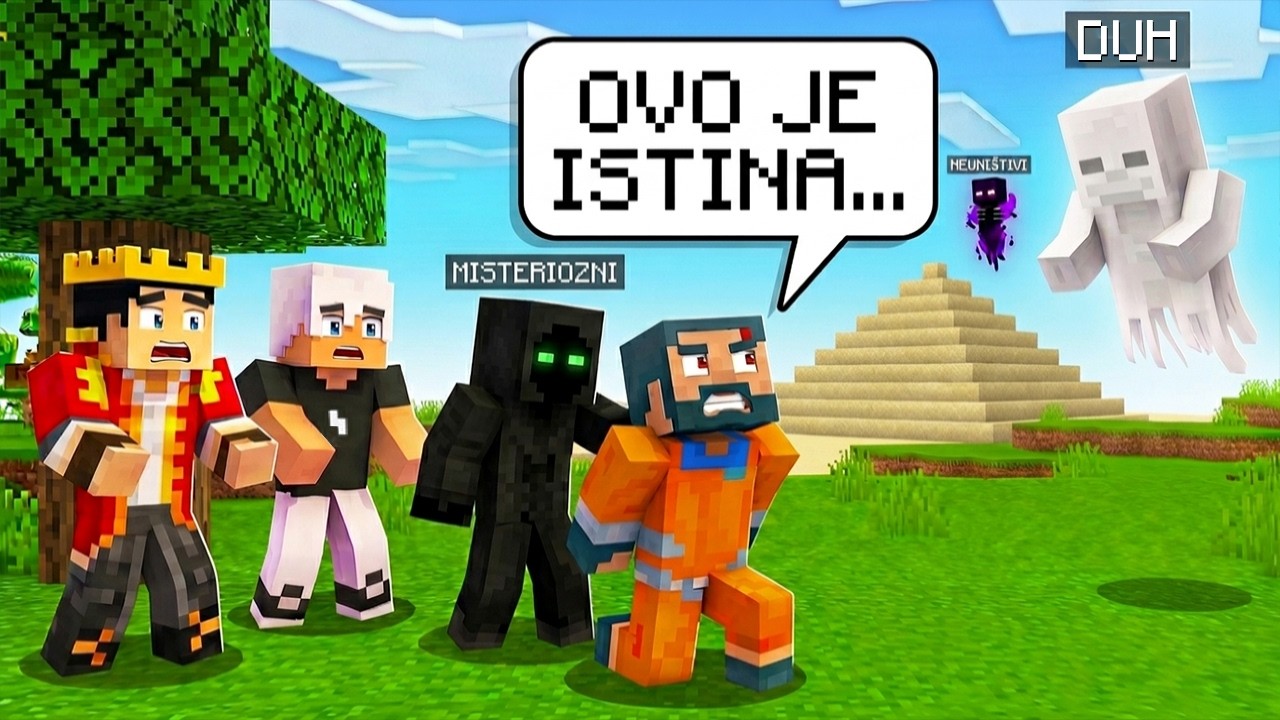 ZAROBLJENIK JE DOŠAO DA NAM KAŽE ISTINU? Minecraft Preživljavanje! ep.108