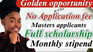 Application fee waiver to this University All masters applicants Apply to this free application
