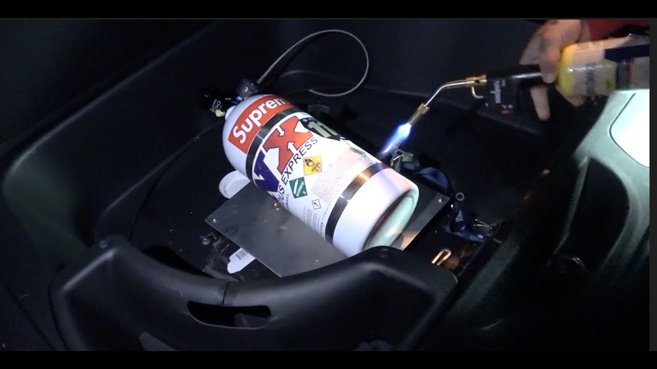 Nitrous TrackHawk Jeep Vs Ford Lightning 4,800 Street Race YouTube