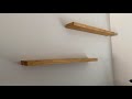 How to install Wayfair or IKEA Floating Shelves using Drywall Anchors