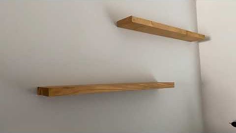 How to install Wayfair or IKEA Floating Shelves using Drywall Anchors