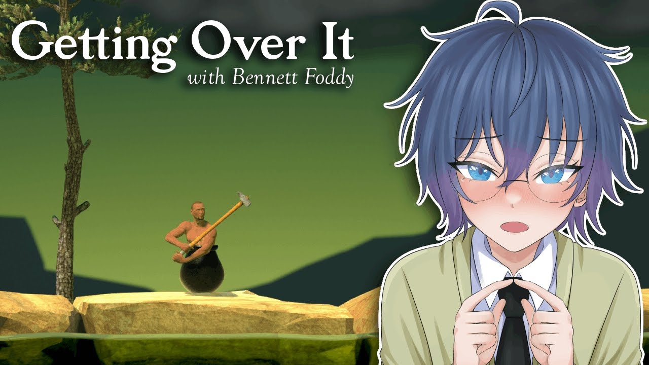 Femboy Plays Getting Over It for the First Time
