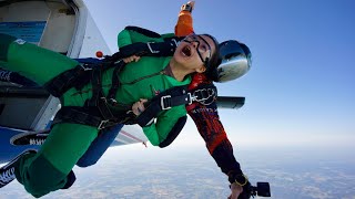 First Tandem Skydive at Skydive Spaceland San Marcos